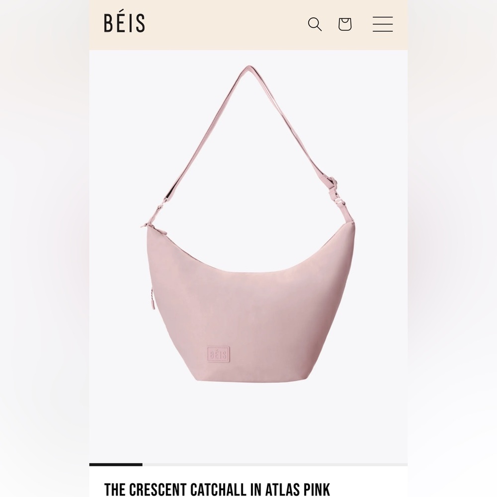 BEIS Soft Pink Crossbody Bag - Picture 5 of 5